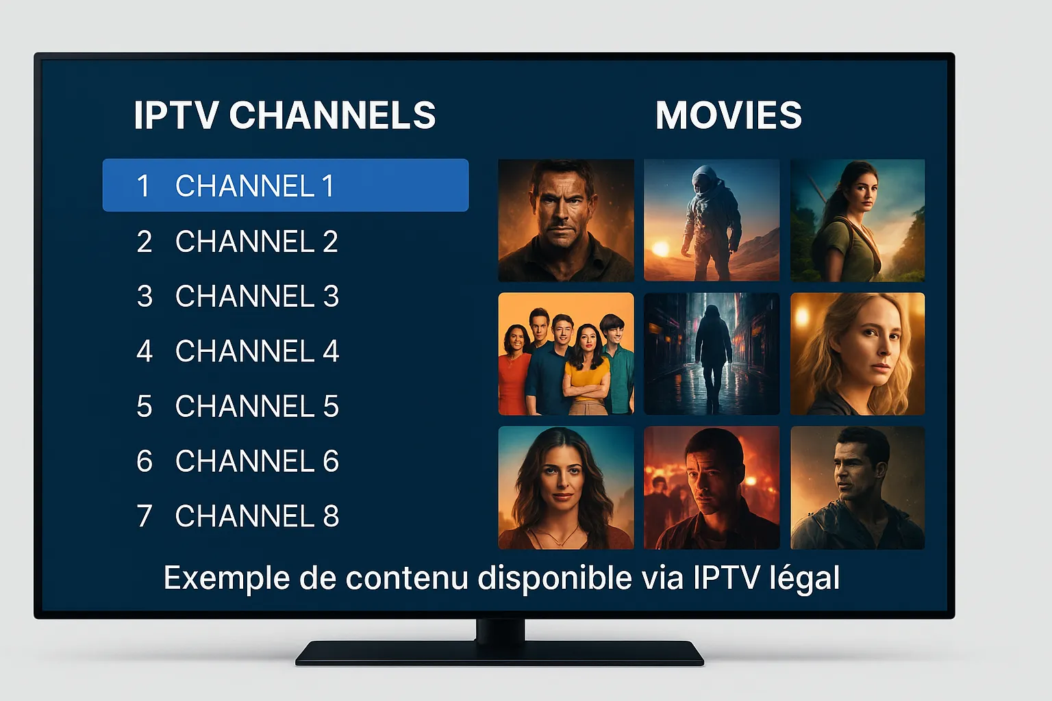 Chaînes IPTV et films
