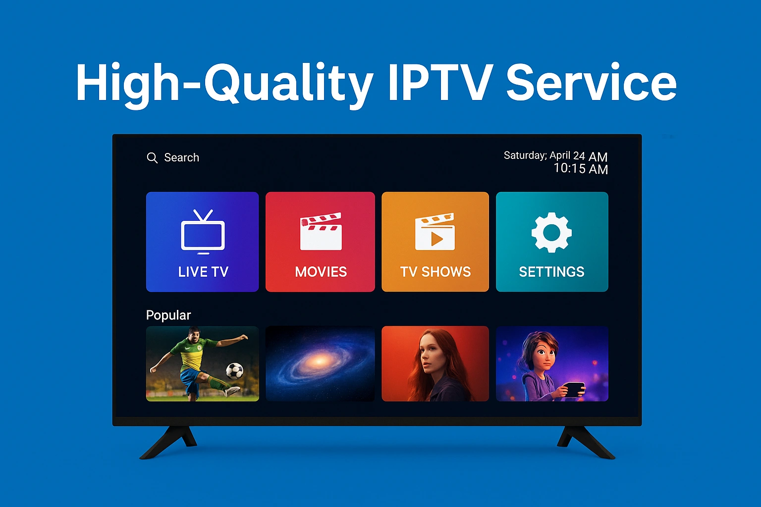 High-quality IPTV service