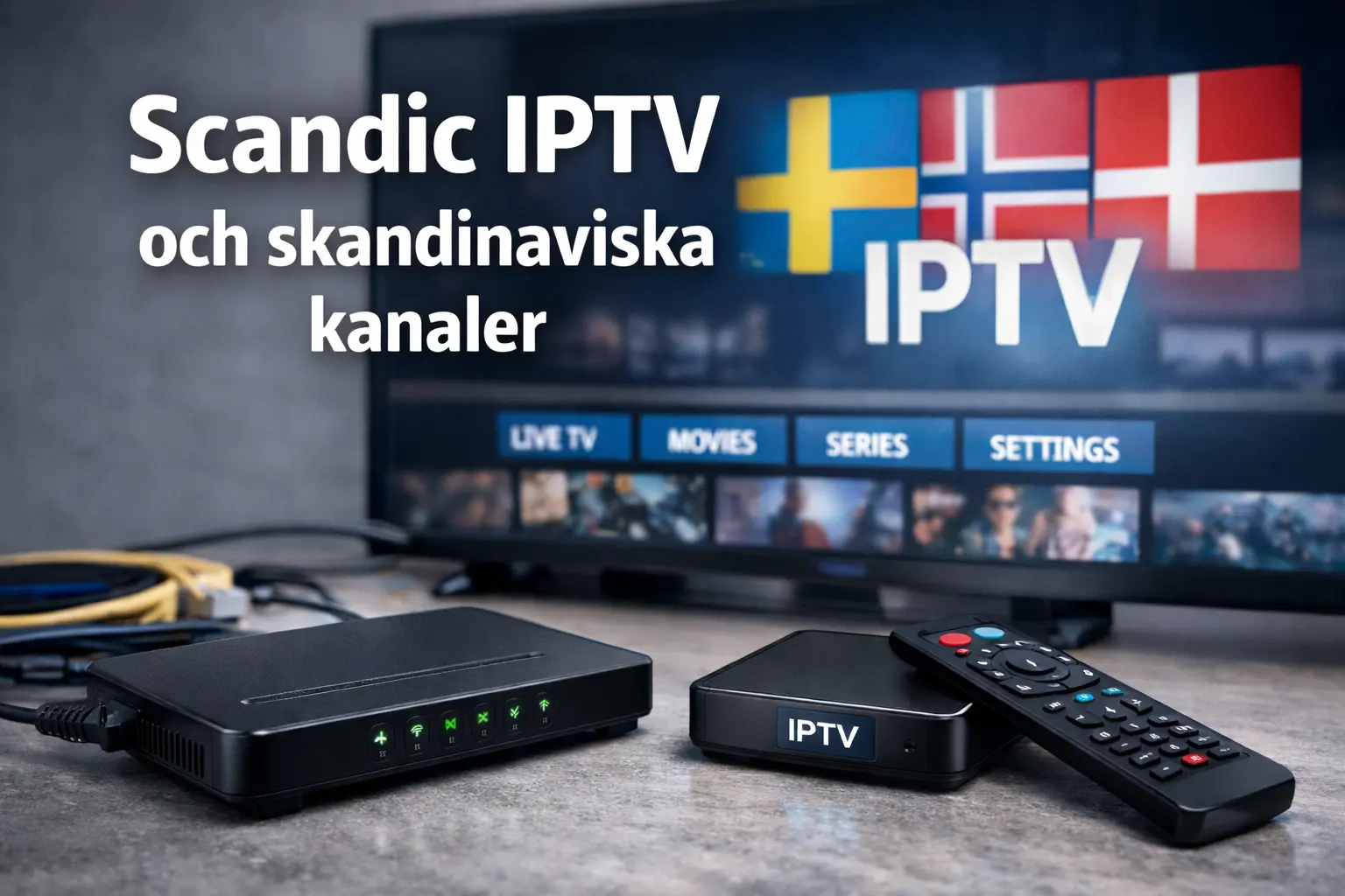 Scandic IPTV och skandinaviska kanaler