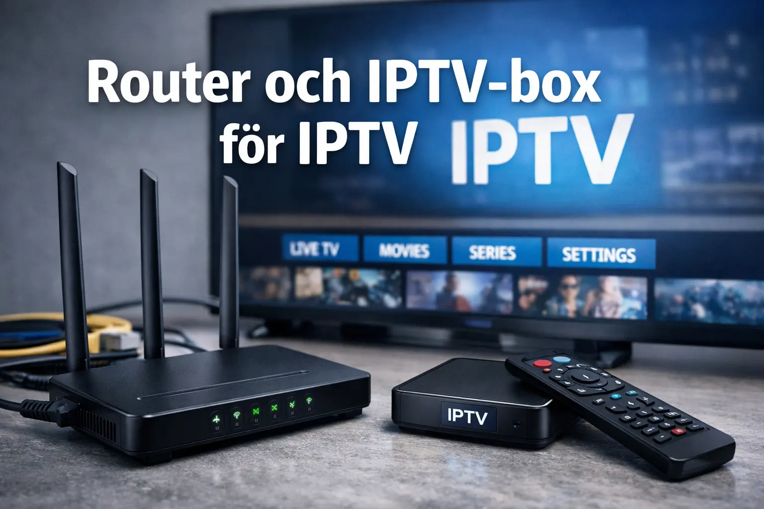 Servrar och nätverk bakom stabil IPTV